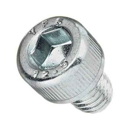 M5-0.80 Socket Head Cap Screw, Zinc Plated Alloy Steel, 8 Mm Length, 100 PK